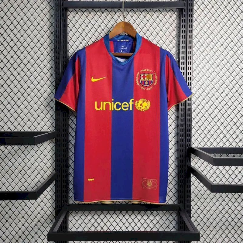 Barcelona 2007/08 Retro Home Jersey