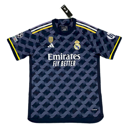 Men's Real Madrid 2023/24 Fan Away Champions League Champions Jersey