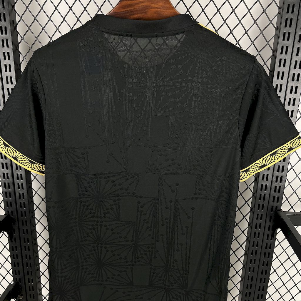 Men's Mexico 2025/26 Gold - Black Jersey