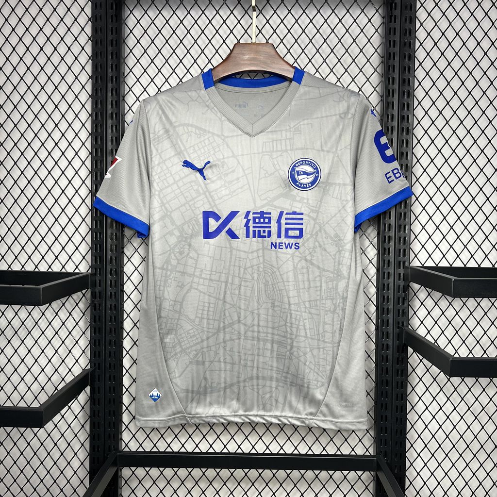Men’s Deportivo Alaves 2024/25 Fan Away Jersey