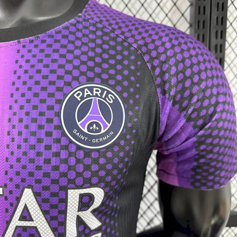 Men's Paris Saint-Germain 2025/26 Player Purple Jersey