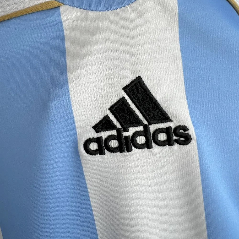 Argentina 2006/07 Retro Home Long Sleeve Jersey