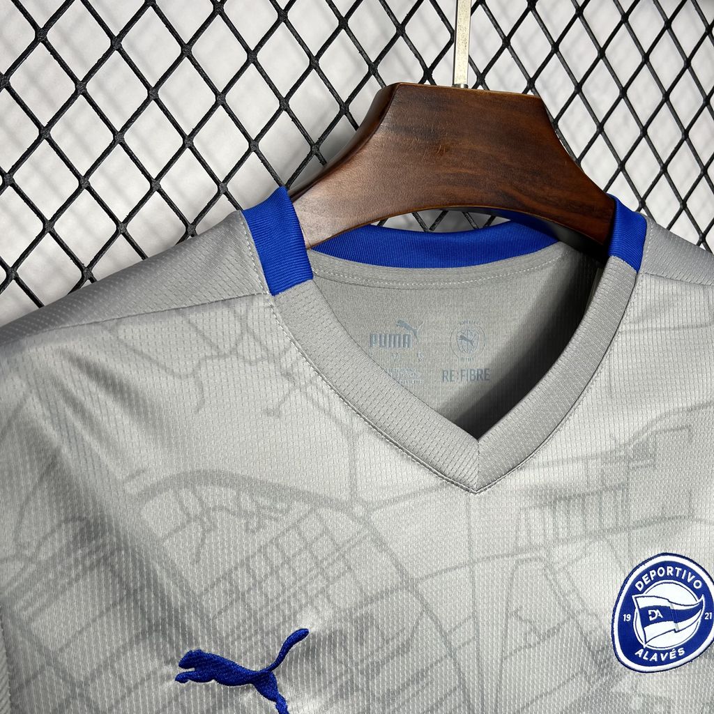 Men’s Deportivo Alaves 2024/25 Fan Away Jersey