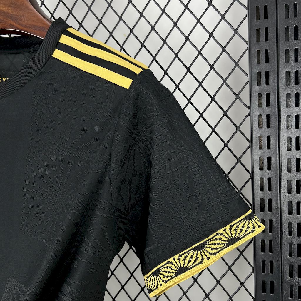 Men's Mexico 2025/26 Gold - Black Jersey