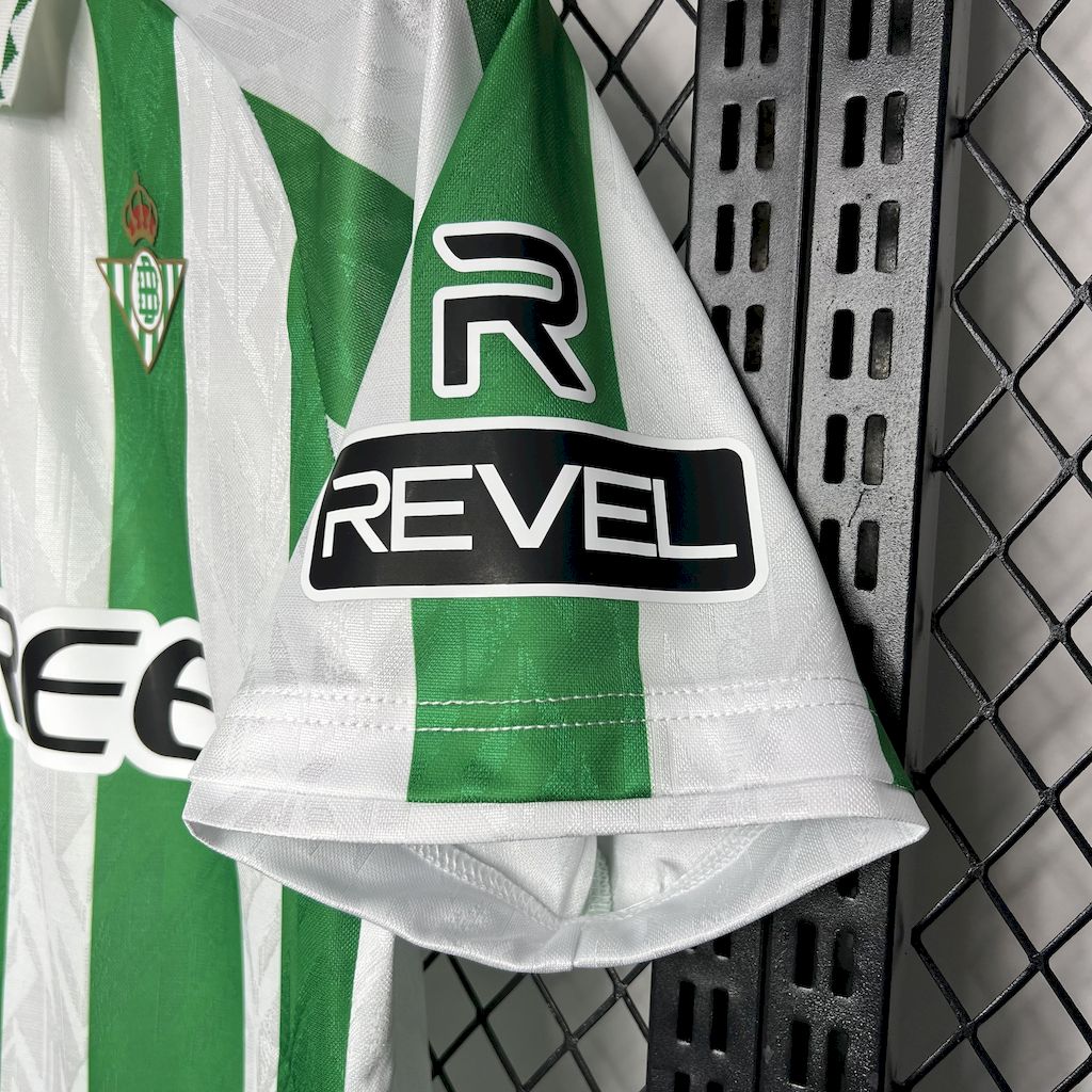 Men’s Real Betis 2024/25 Fan With Sponsors And Patch Home Jersey