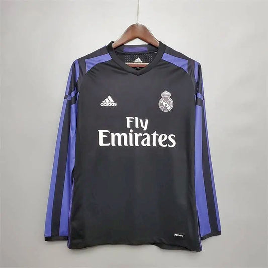 Real Madrid 2015/16 Retro Third Long Sleeve Jersey