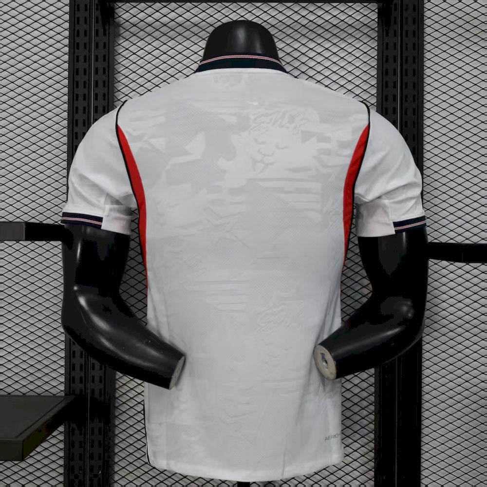 Men's England 2025/26 Player Home Jersey