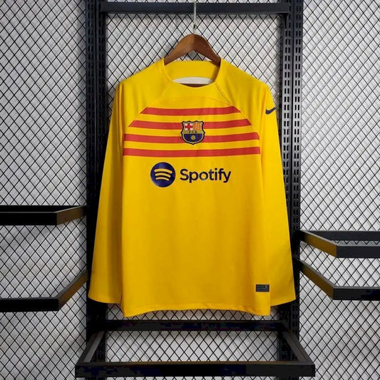 Men’s Barcelona 2023/24 Fourth Long Sleeves Jersey