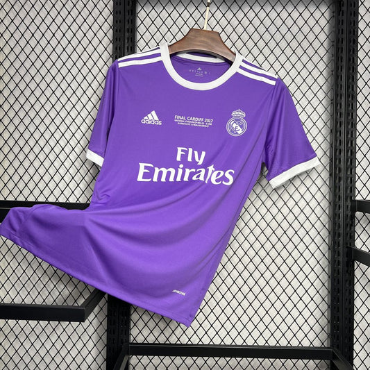 Real Madrid 2016/17 Retro Away UCL Jersey