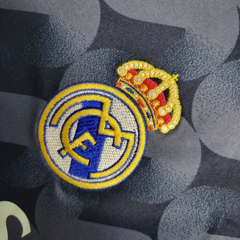 Men's Real Madrid 2023/24 Fan Away Long Sleeves Jersey