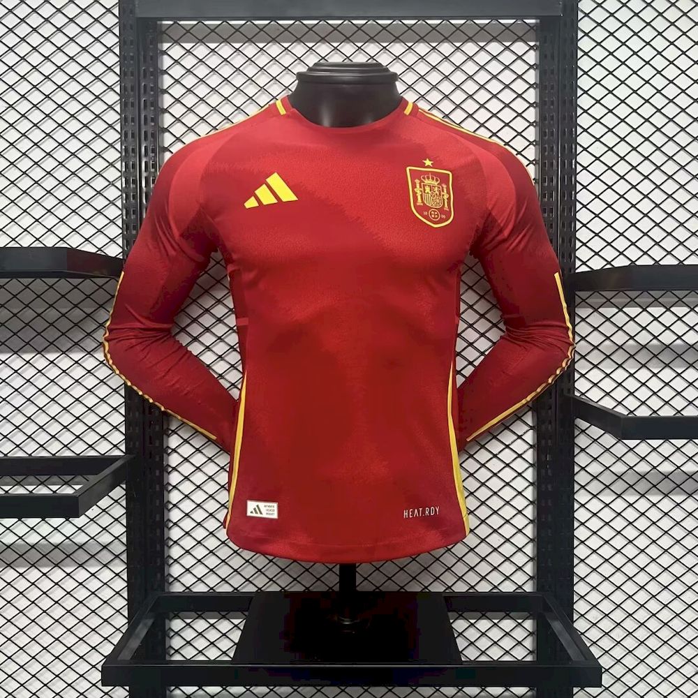 Mens Spain 2024/25 Home Jersey Player Version - Image 10