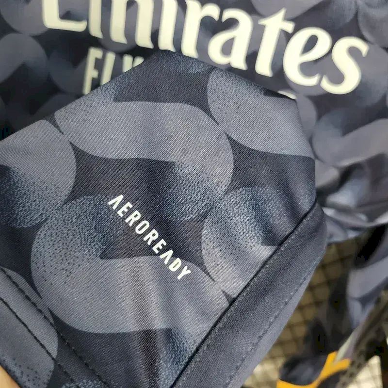 Men's Real Madrid 2023/24 Fan Away Long Sleeves Jersey