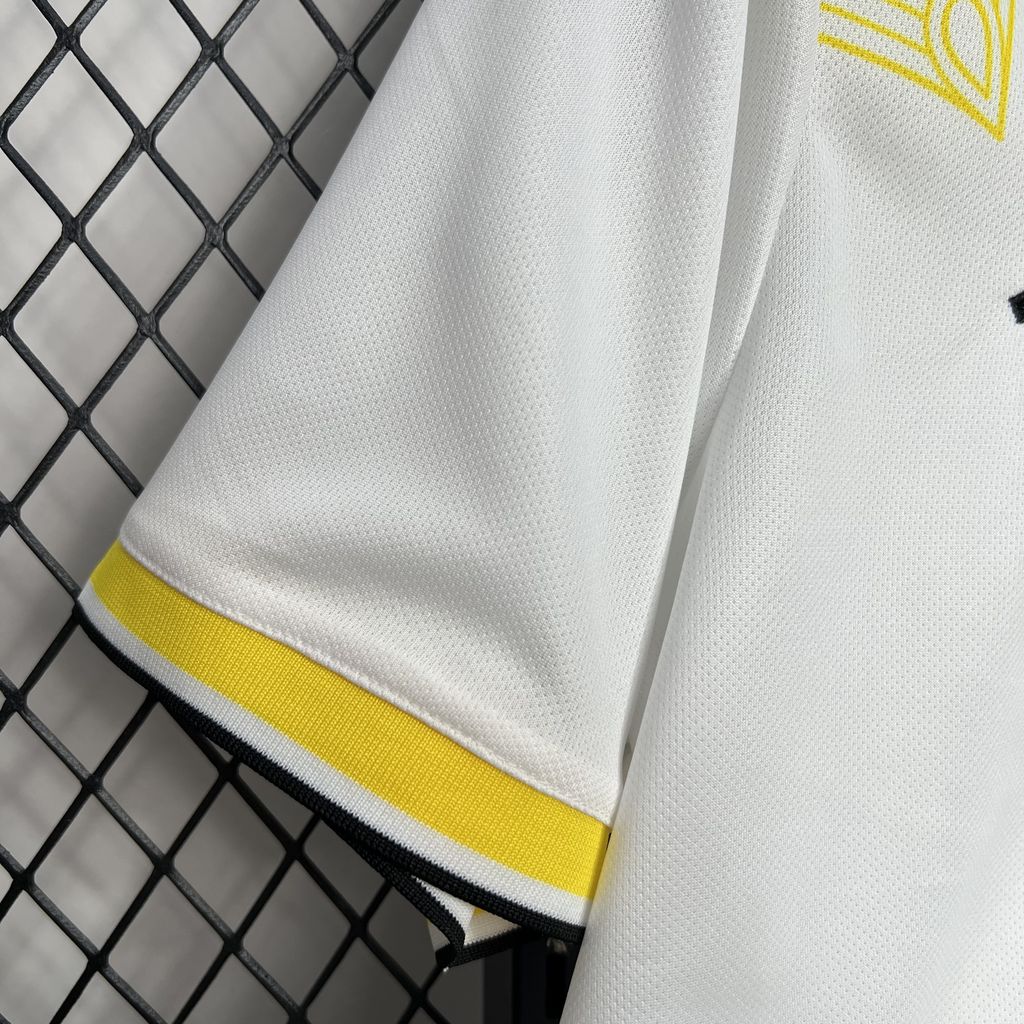 Men's Real Madrid 2024/25 White and Black Mamba special edition Jersey