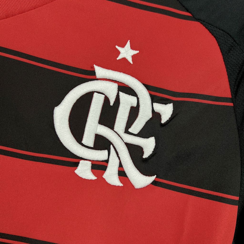 Men’s Flamengo 2025/26 Fan Home Long Sleeves Jersey