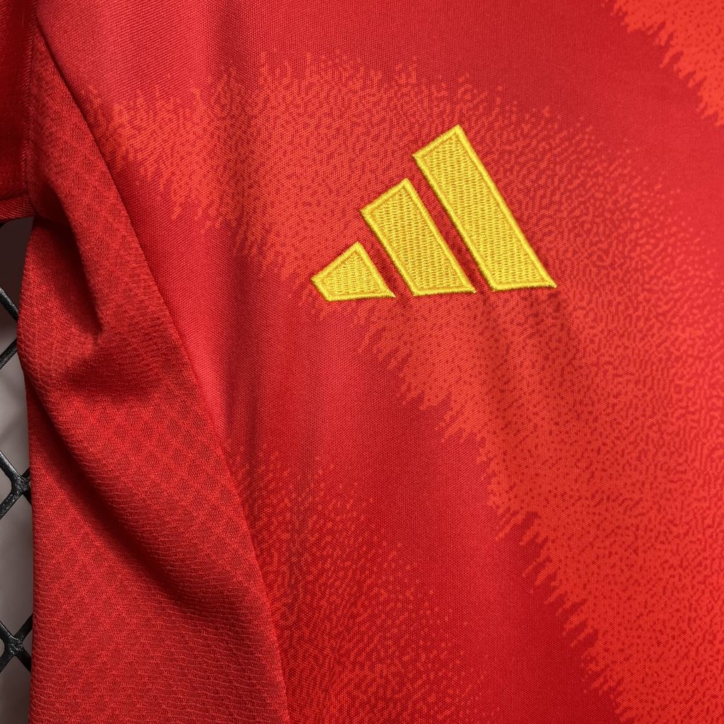 Mens Spain 2024/25 Home Long Sleeve Jersey Player Version - Image 1