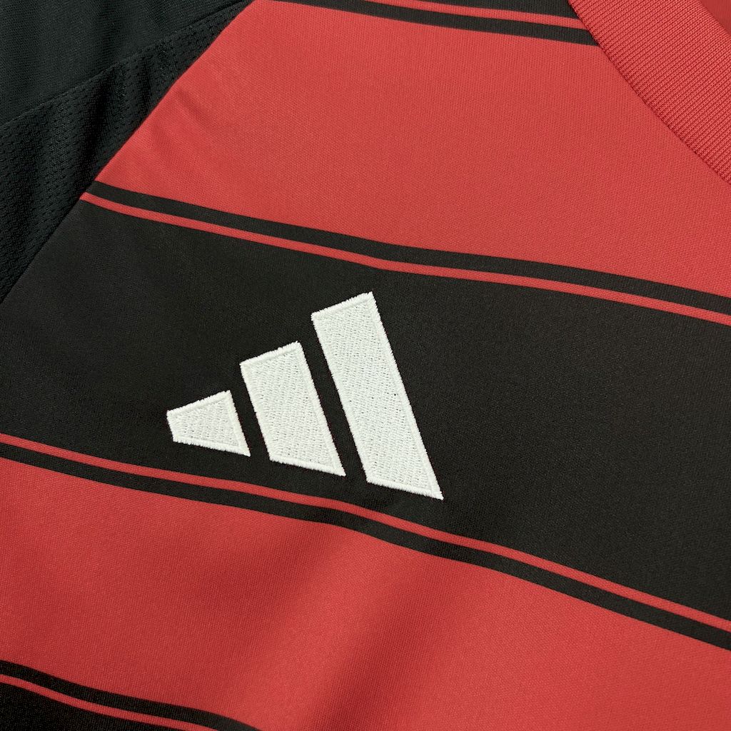 Men’s Flamengo 2025/26 Fan Home Long Sleeves Jersey