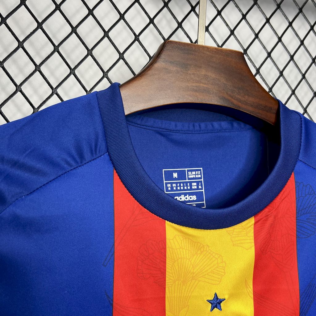 Mens Spain 2024/25 Away Long Sleeve Jersey Player Version