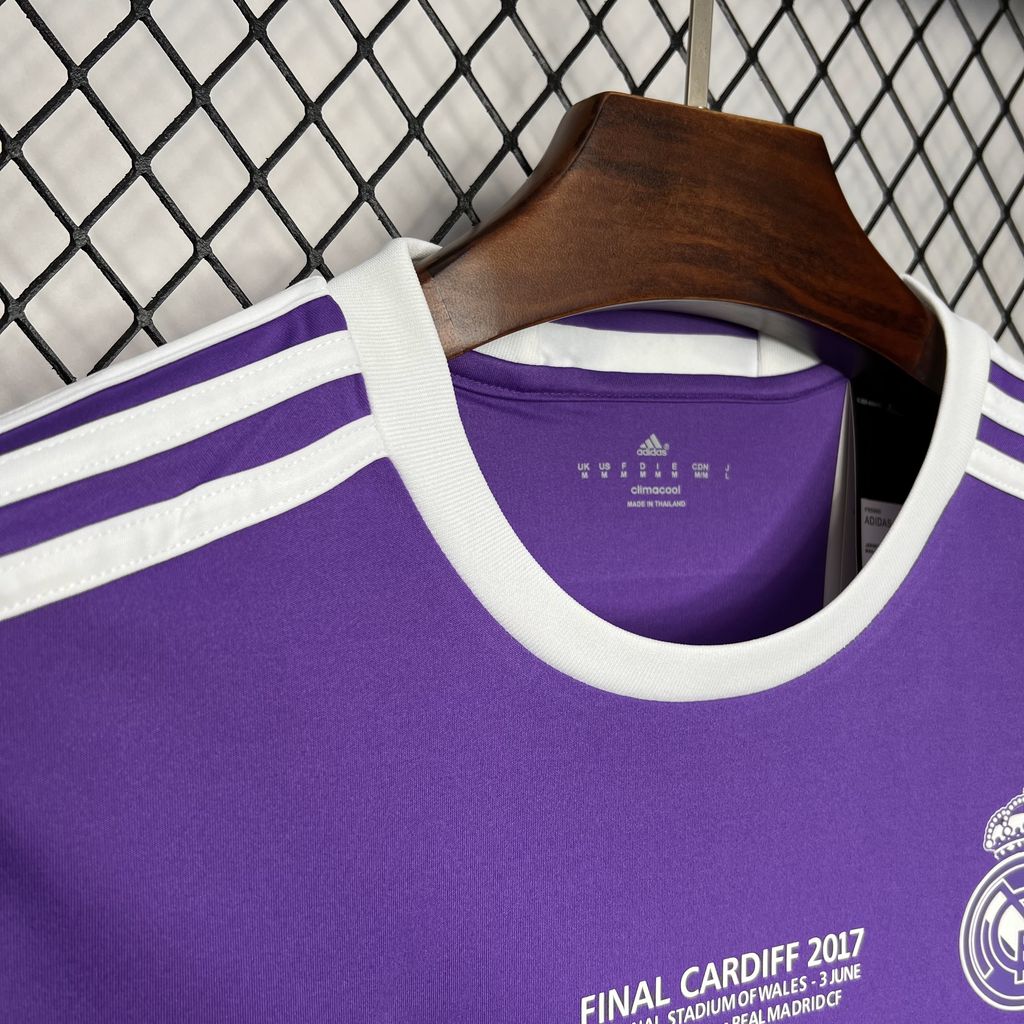 Real Madrid 2016/17 Retro Away UCL Jersey