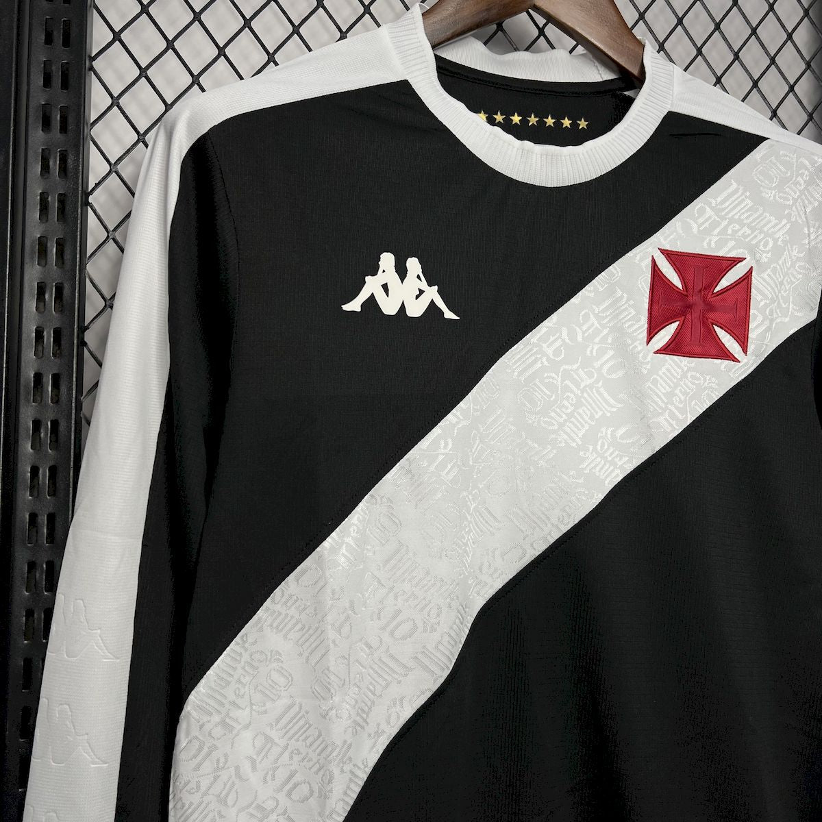 Men's Vasco Da Gama 2024/25 Home Long Sleeve Jersey