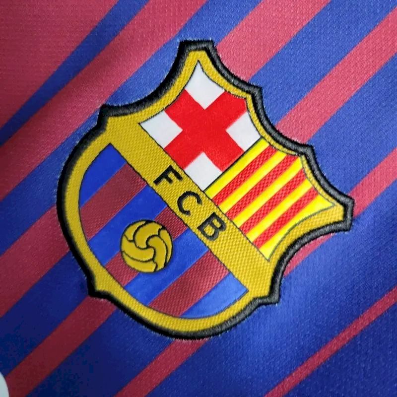 Barcelona 2017/18 Retro Home Jersey