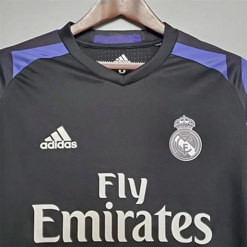 Real Madrid 2015/16 Retro Third Long Sleeve Jersey