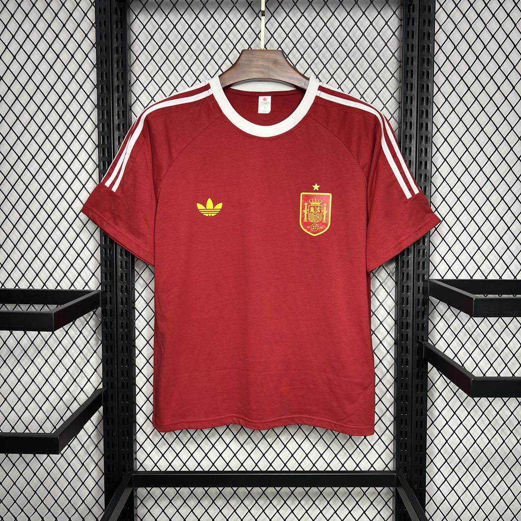 Mens Spain 2024/25 Red Jersey - Image 2
