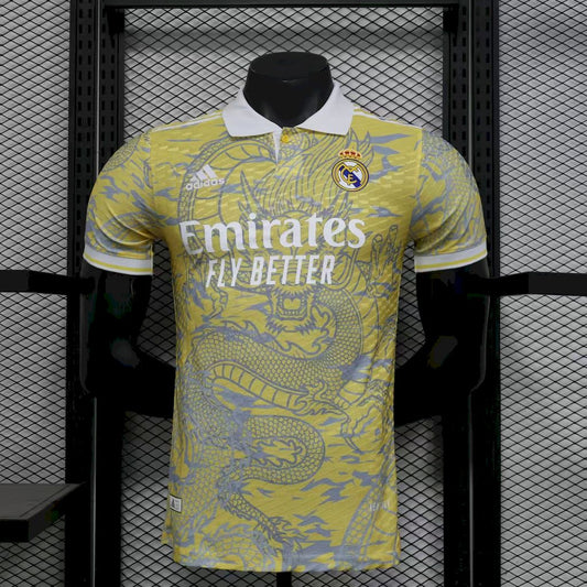 Men's Real Madrid 2025/26 Player Beige special edition Jersey