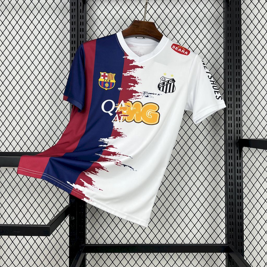 Men’s Neymar Júnior 2025/26 Barcelona-Santos Jersey