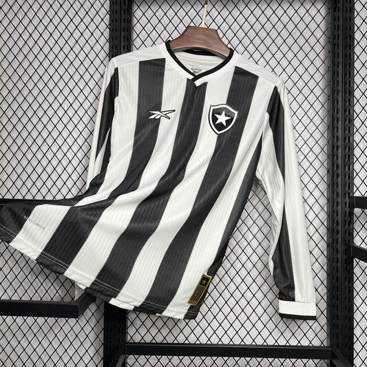 Men's Botafogo 2024/25 Fan Home Long Sleeves Jersey