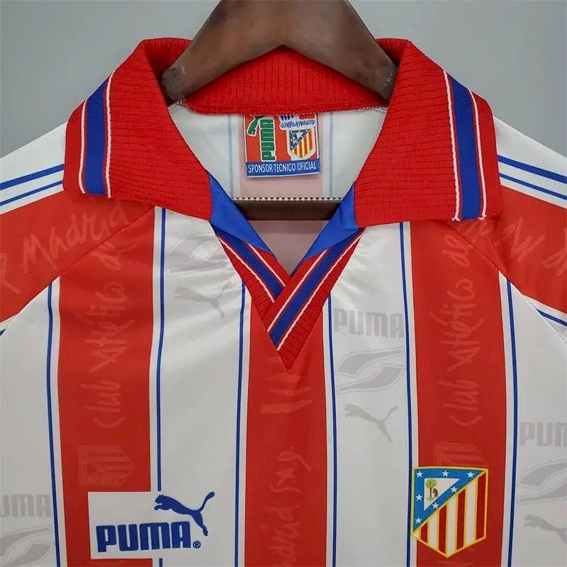 Atletico Madrid 1996/97 Retro Home Jersey