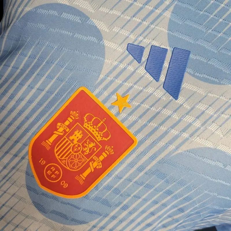 Mens Spain 2024/25 Yellow Jersey Player Version
