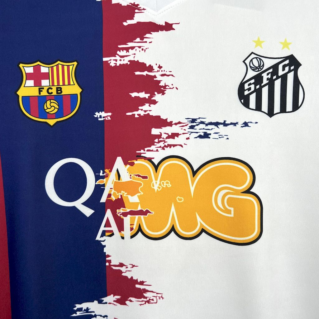 Men’s Neymar Júnior 2025/26 Barcelona-Santos Jersey