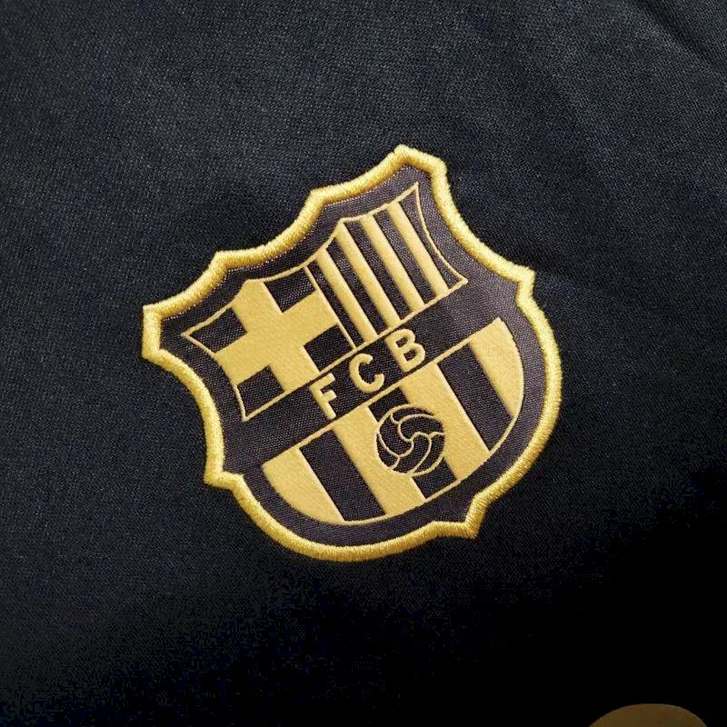 Barcelona 2020/21 Retro Away Long Sleeves Jersey