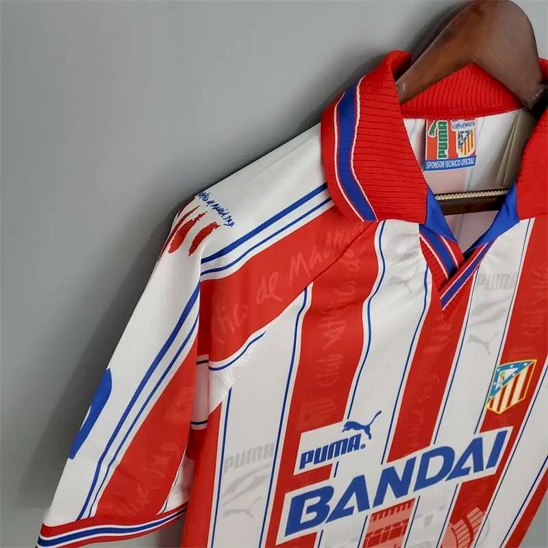 Atletico Madrid 1996/97 Retro Home Jersey