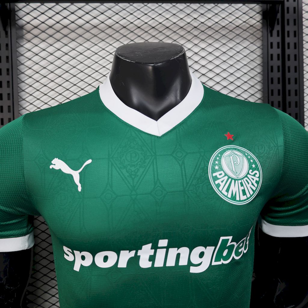Men's Palmeiras 2025/26 Player Home Jersey