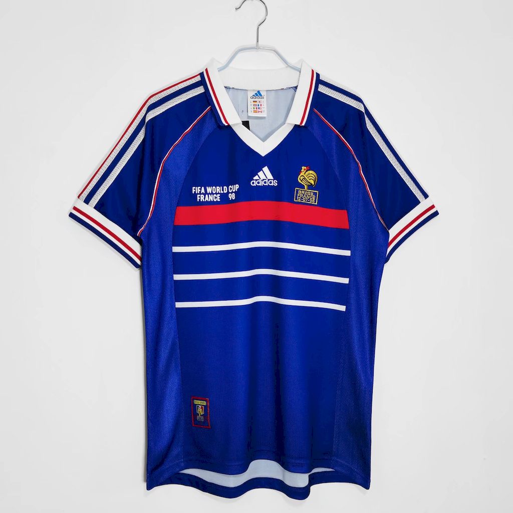 France 1998 Retro World Cup Home Jersey