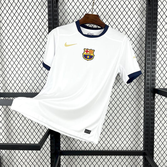 Men’s Barcelona 2025/26 Fan White Special Edition Jersey