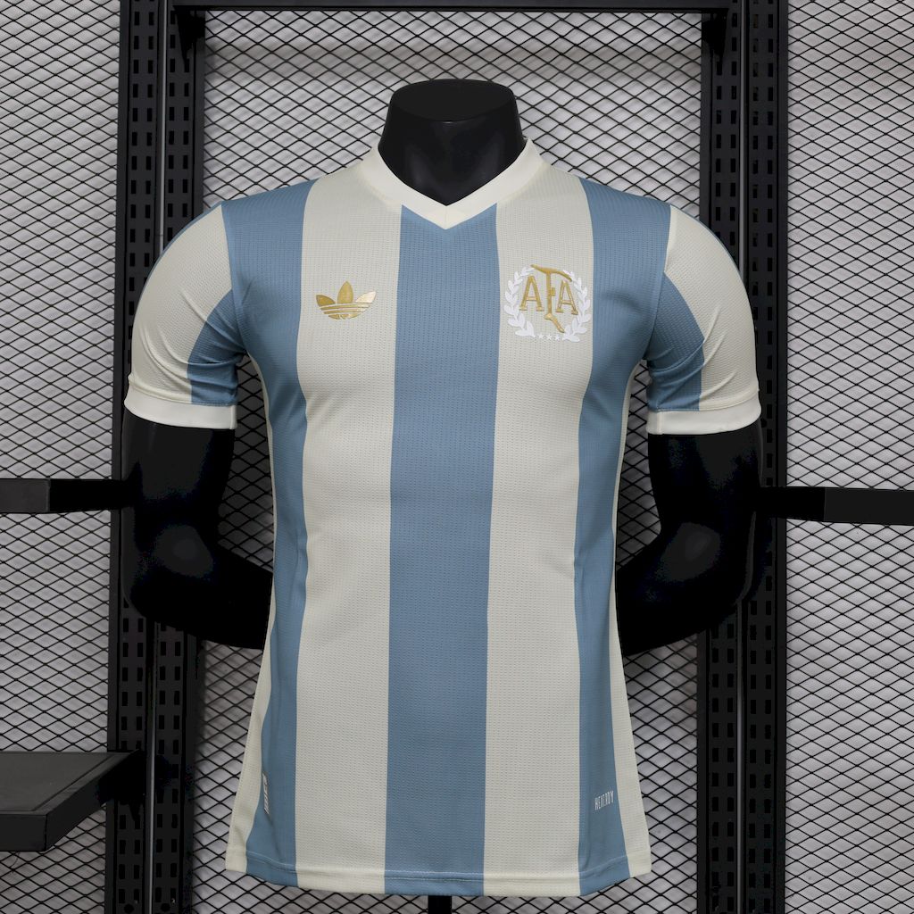 Men's Argentina 2024/25 Player Adidas 50th Anniversary