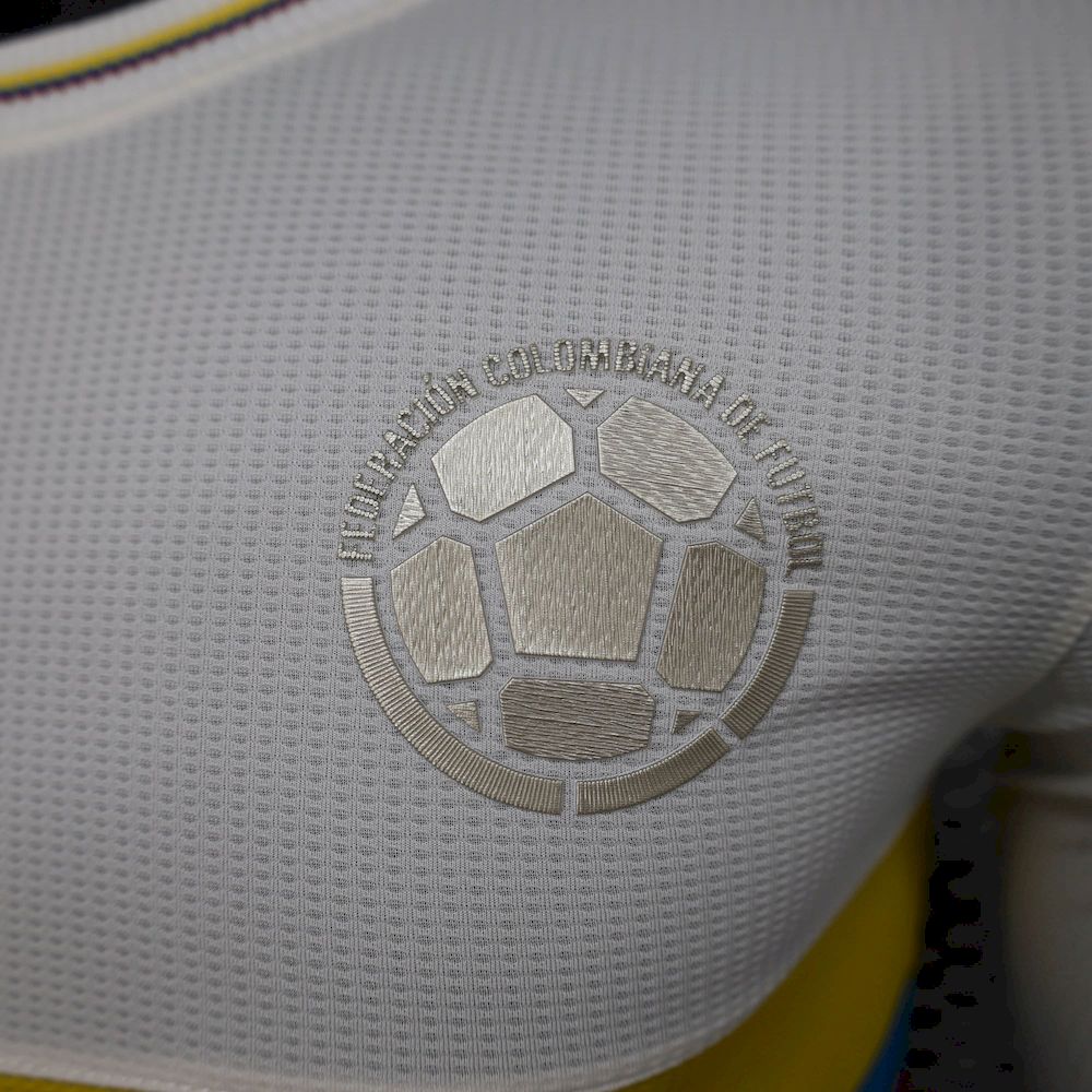 Men's Colombia 2024/25 Player 100th Anniversary Long Sleeve Jersey