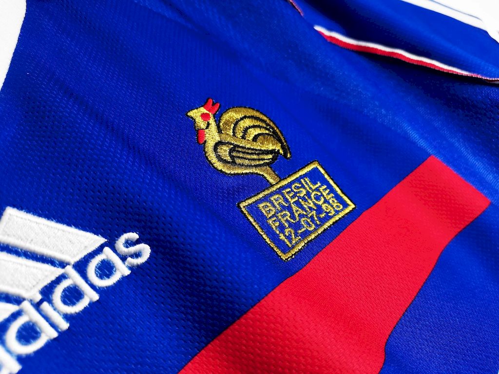 France 1998 Retro World Cup Home Jersey