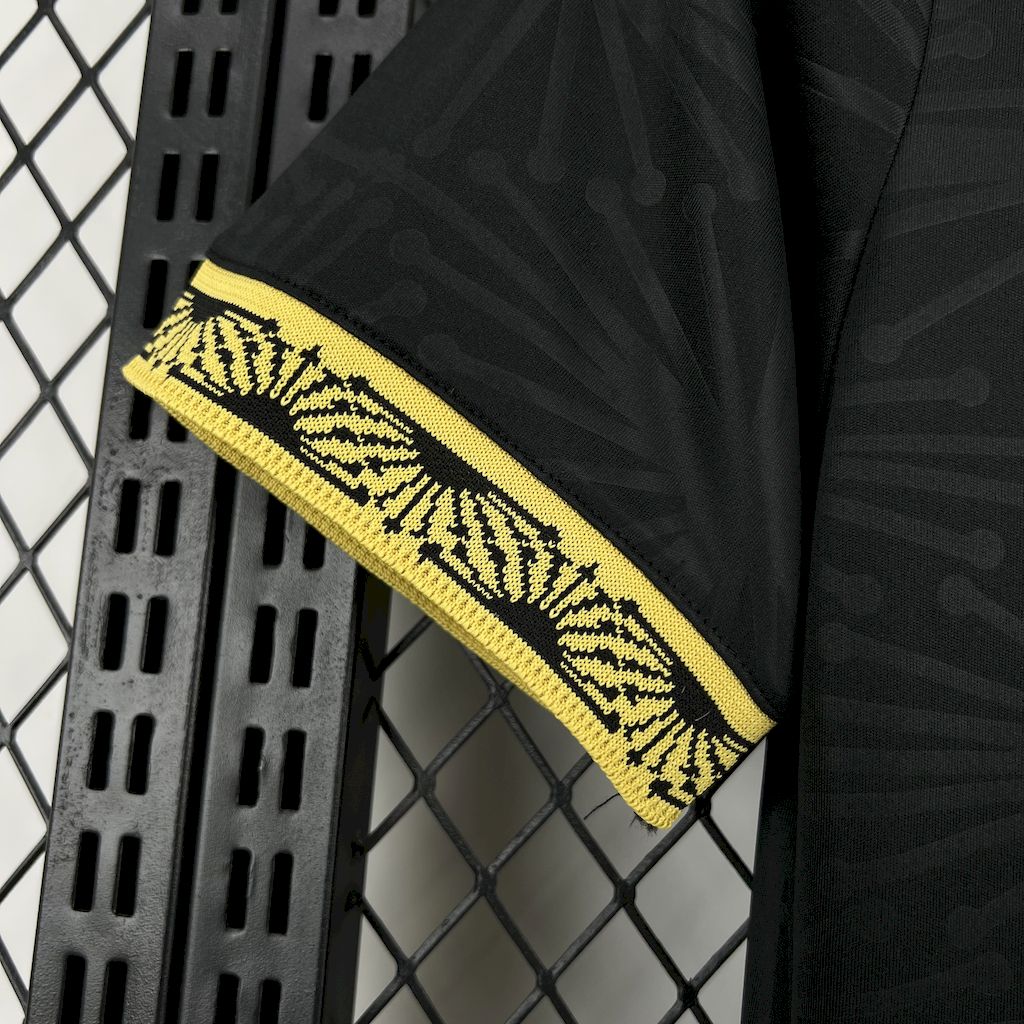 Women's Mexico 2025/26 Gold - Black Jersey