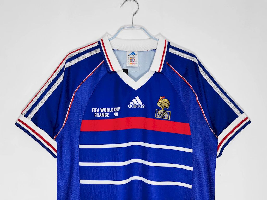 France 1998 Retro World Cup Home Jersey