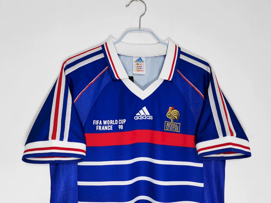 France 1998 Retro World Cup Home Jersey