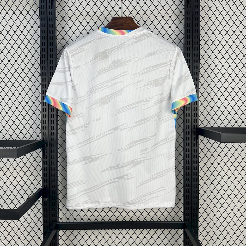 Men’s Barcelona 2025/26 Fan White Special Edition Jersey