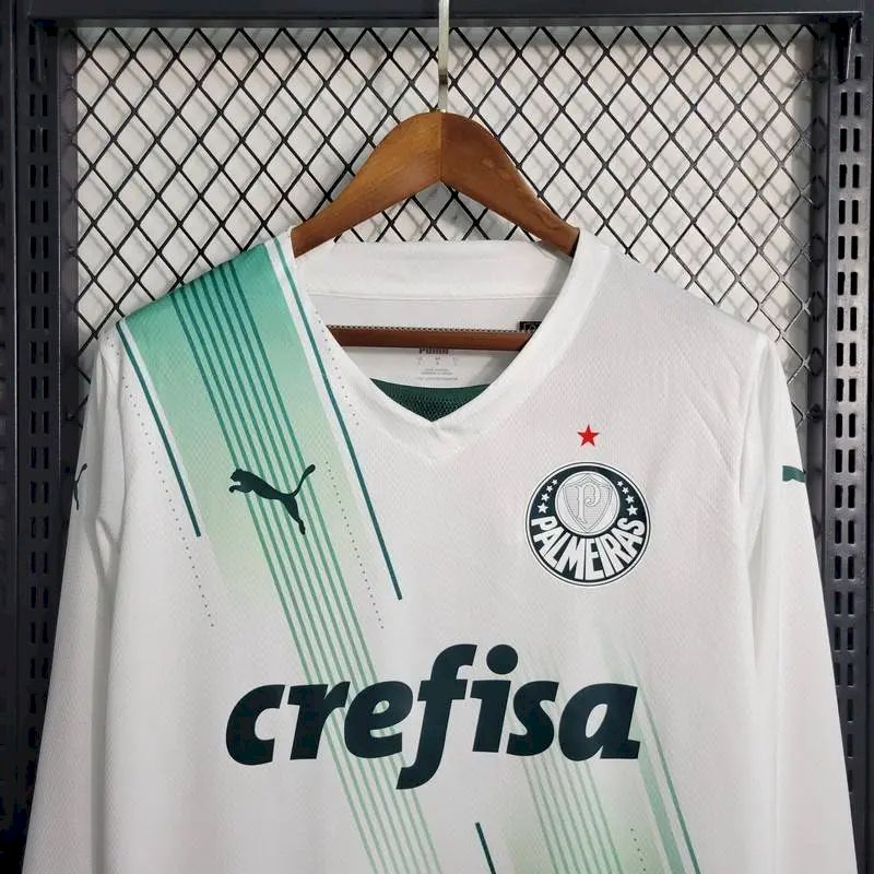 Men's Palmeiras 2023/24 Away Long Sleeve Jersey
