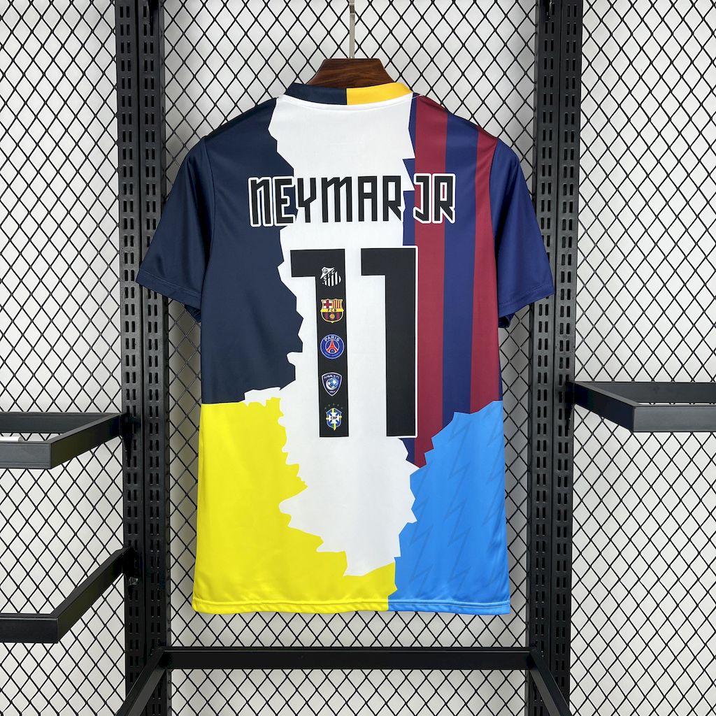 Men’s NeymarJúnior 2025/26 all club mix Jersey
