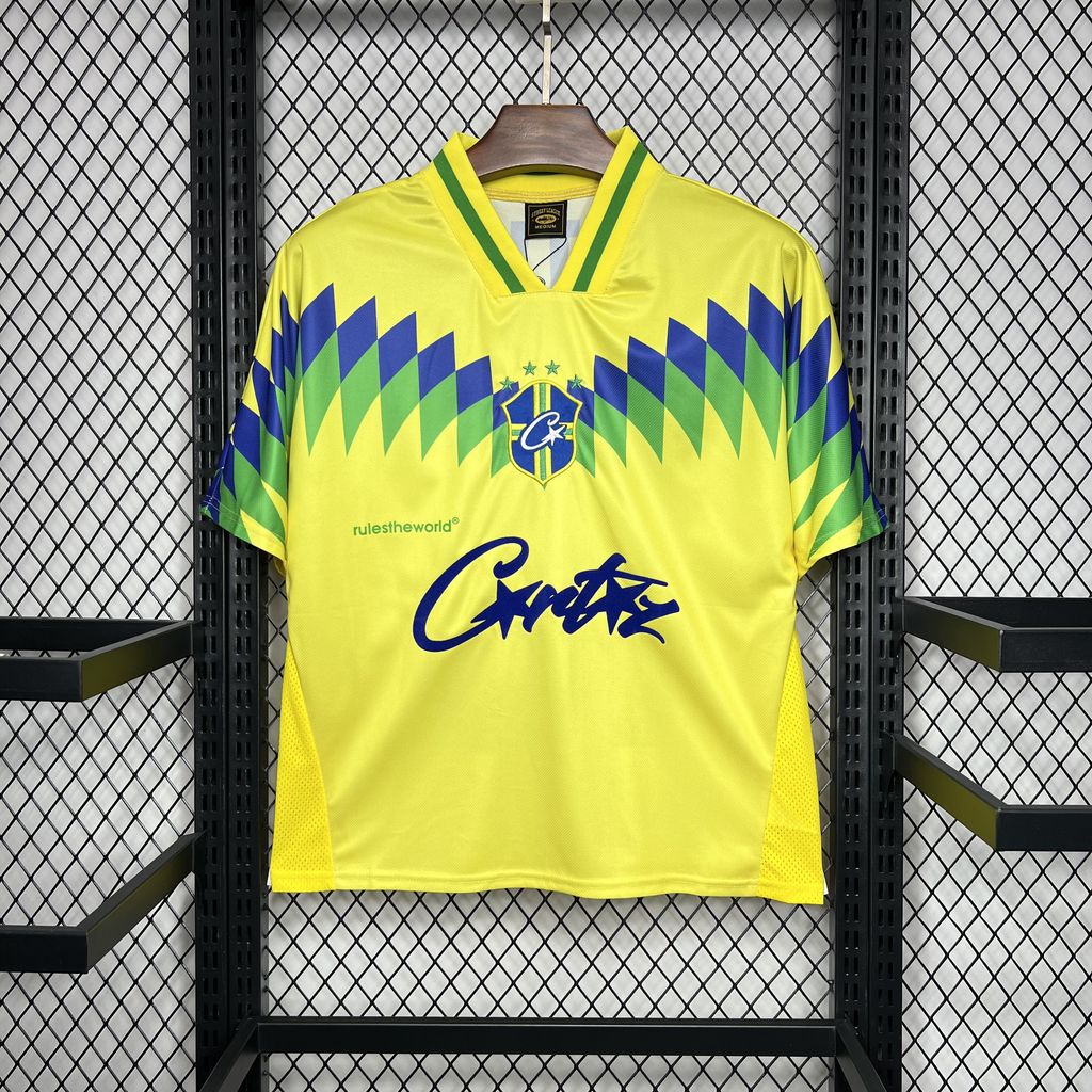 Brazil 1995 Retro Home Corteiz Jersey