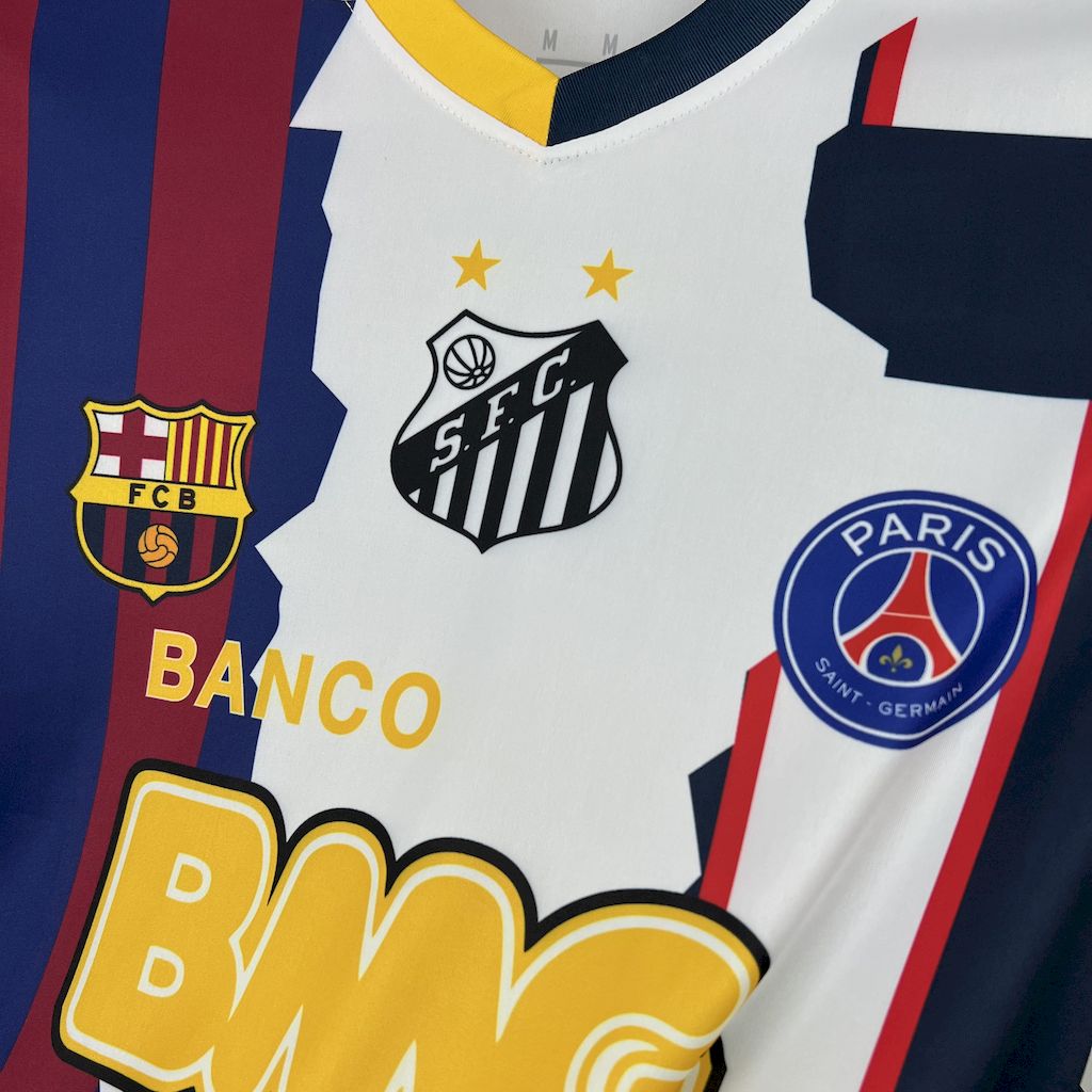 Men’s NeymarJúnior 2025/26 all club mix Jersey