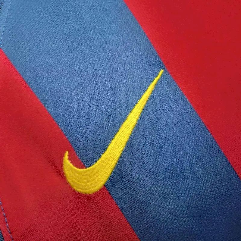 Barcelona 2005/06 Retro Home UCL Edition Long Sleeves Jersey