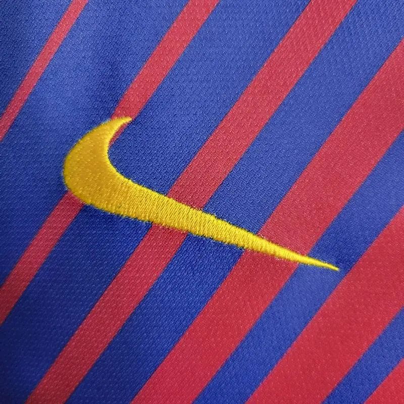 Barcelona 2017/18 Retro Home Jersey